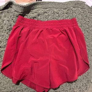 Red Athletic Shorts